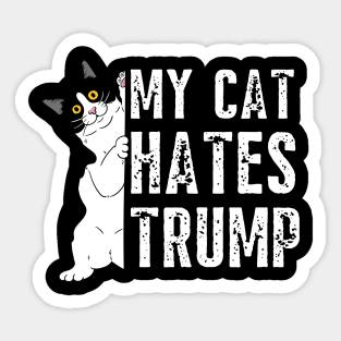 Cats Against Trump Sticker